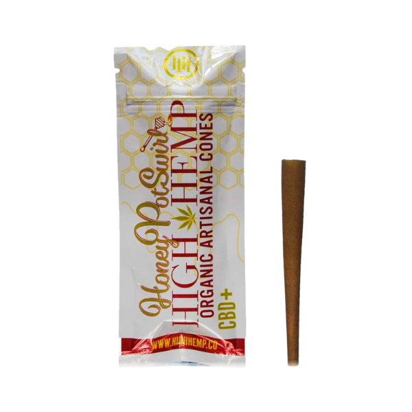 High Hemp Artisanal Cones / Honey Pot Swirl